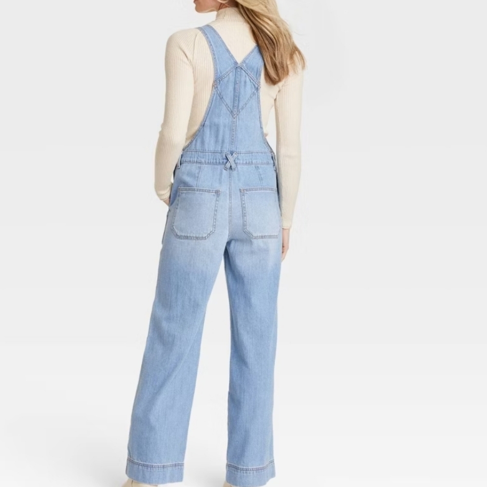 🖤Universal Thread Women's Light Blue Jeans Overalls - Size 0 - Picture 2 of 7
